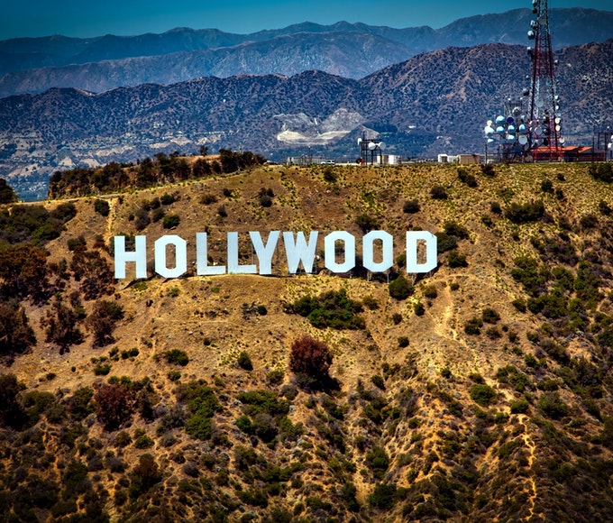 Den berömda Hollywoodskylten