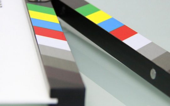 Filmklappa i närbild